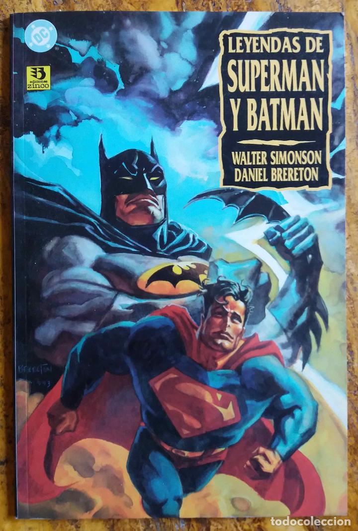 C&oacute;mics: LEYENDAS DE SUPERMAN Y BATMAN. SIMONSON, BRERETON. DC COMICS - Foto 1