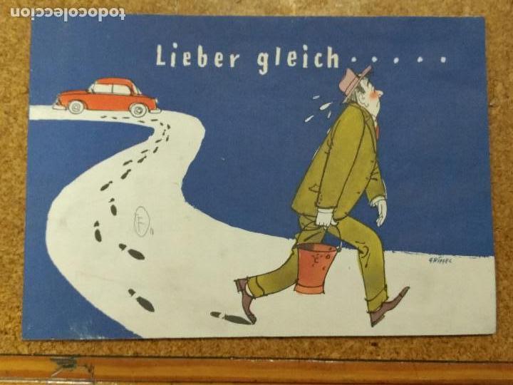 C&oacute;mics: Historieta en aleman lieber gleich ilustrada por Gr&iacute;ffel humor Aral. 19 x 13,50 cm