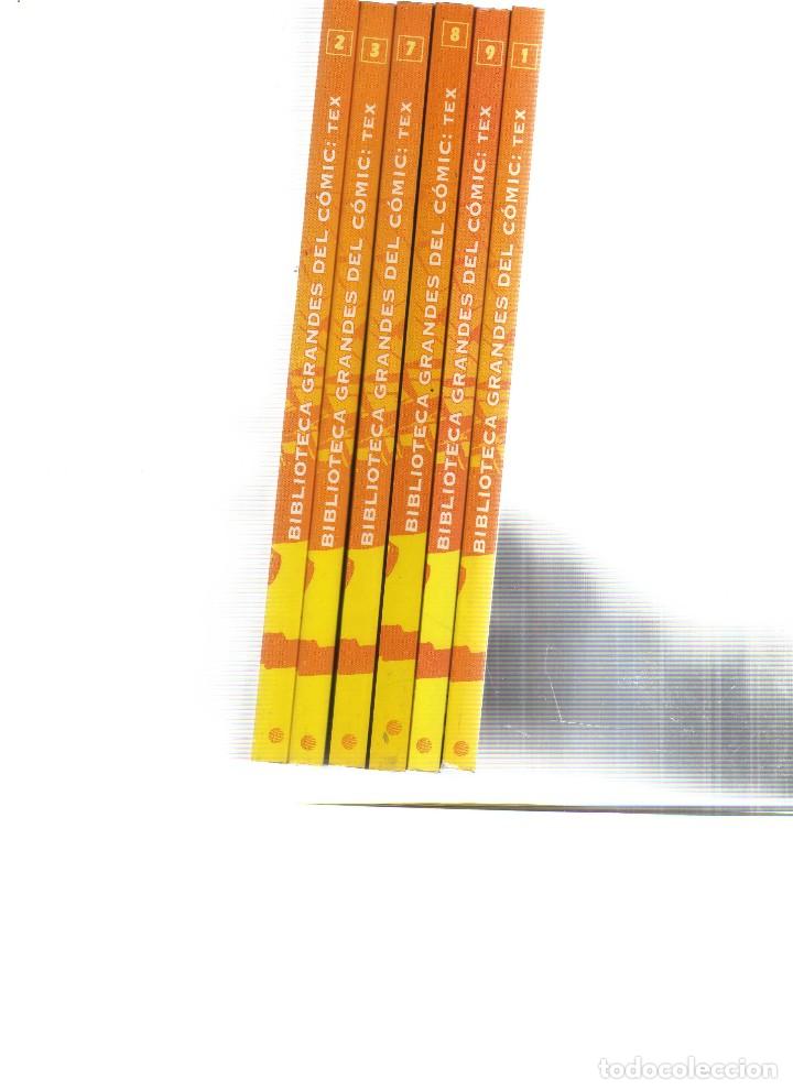 C&oacute;mics: TEX BIBLIOTECA GRANDES DEL COMIC 6 NUMEROS 1,2,3,7,8,9 - Foto 2
