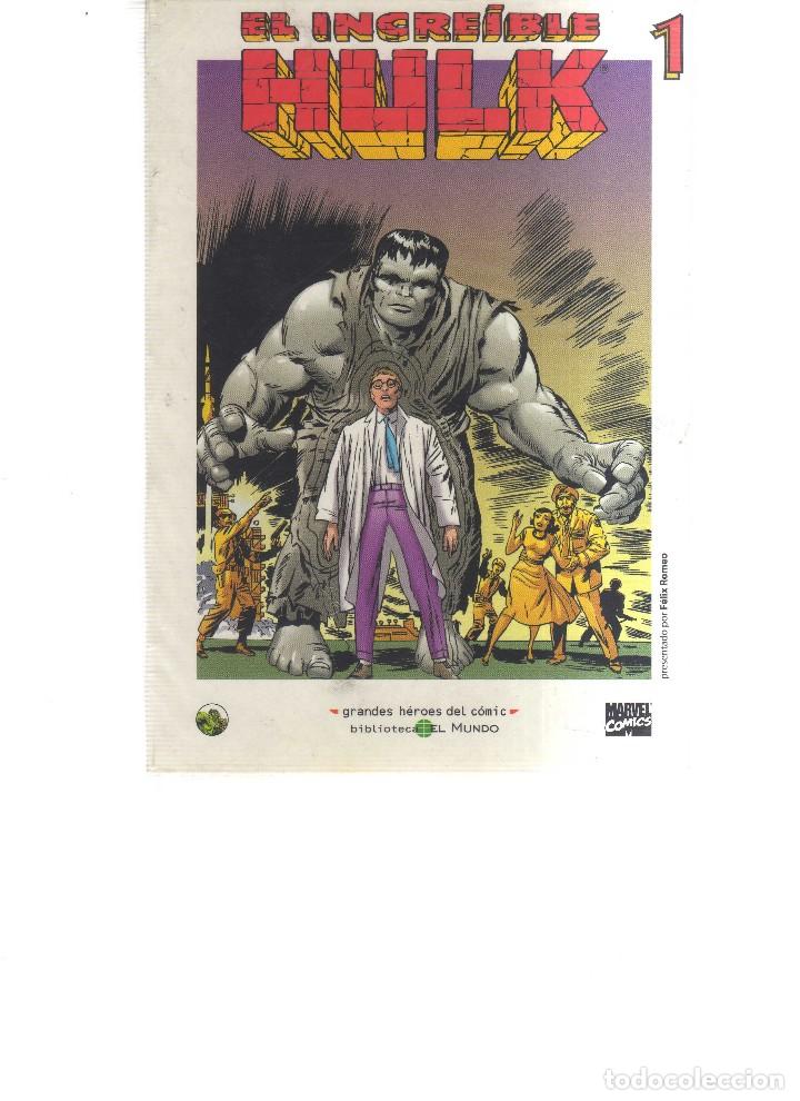 C&oacute;mics: HULK EL INCREIBLE BIBLIOTECA EL MUNDO 3 NUMEROS COMPLETA - Foto 1
