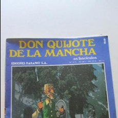 Cómics: DON QUIJOTE DE LA MANCHA. FASCÍCULO Nº 3 EDICIONES NARANCO SDX21. Lote 128535231