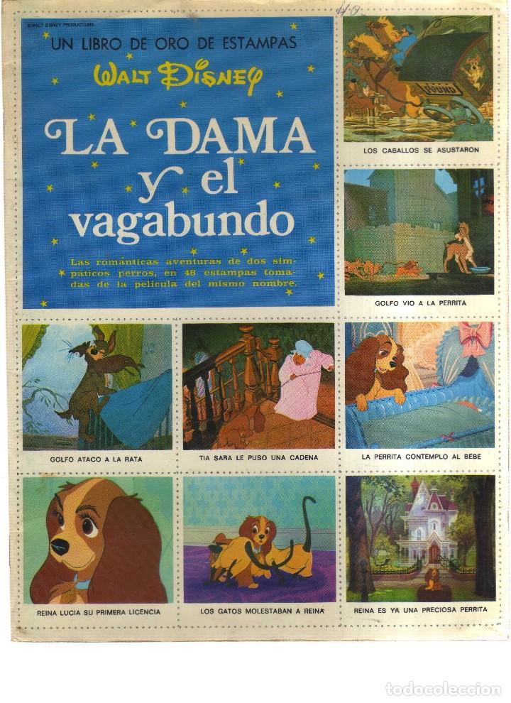 C&oacute;mics: UN LIBRO DE ORO DE ESTAMPAS LA DAMA Y EL VAGANDO WALT DISNEY - Foto 1