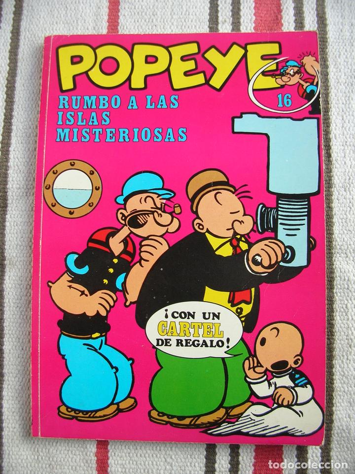C&oacute;mics: BURU LAN EDICIONES: POPEYE N&ordm; 16: RUMBO A LAS ISLAS MISTERIOSAS - Foto 1
