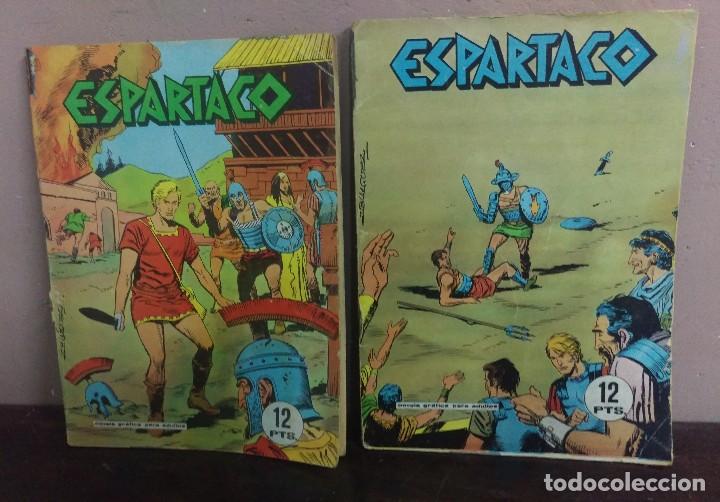 C&oacute;mics: Espartaco N&ordm; 1 y 2 Galaor 1968 - Foto 1