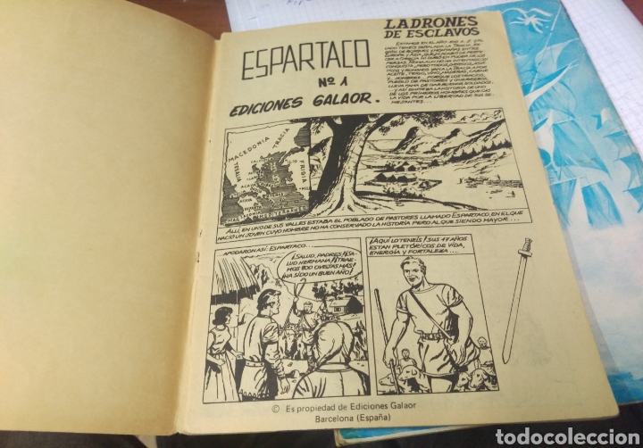 C&oacute;mics: Espartaco N&ordm; 1 y 2 Galaor 1968 - Foto 4