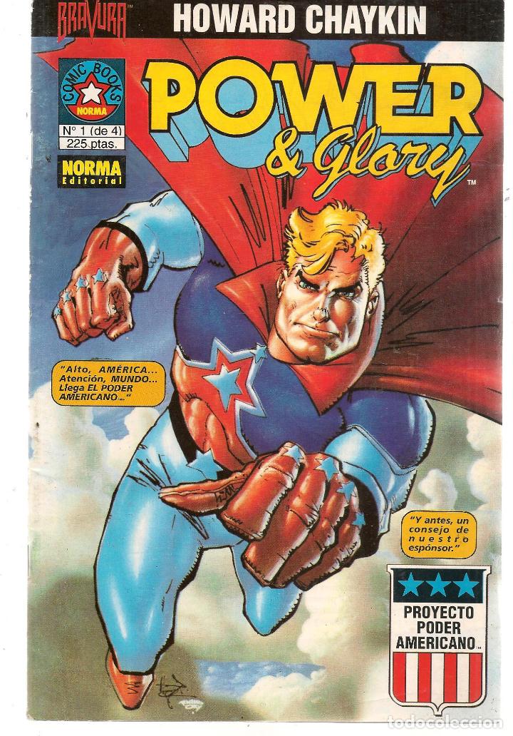 C&oacute;mics: POWER & GLORY. 4 N&Uacute;MEROS &iexcl;&iexcl;COLECCI&Oacute;N COMPLETA!!. NORMA (RF.MA)(C/15) - Foto 1