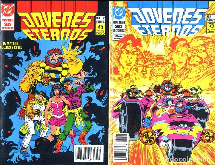 C&oacute;mics: JOVENES ETERNOS COMPLETA 6 N&ordm;S DC. A&Ntilde;O 1988 - Foto 1