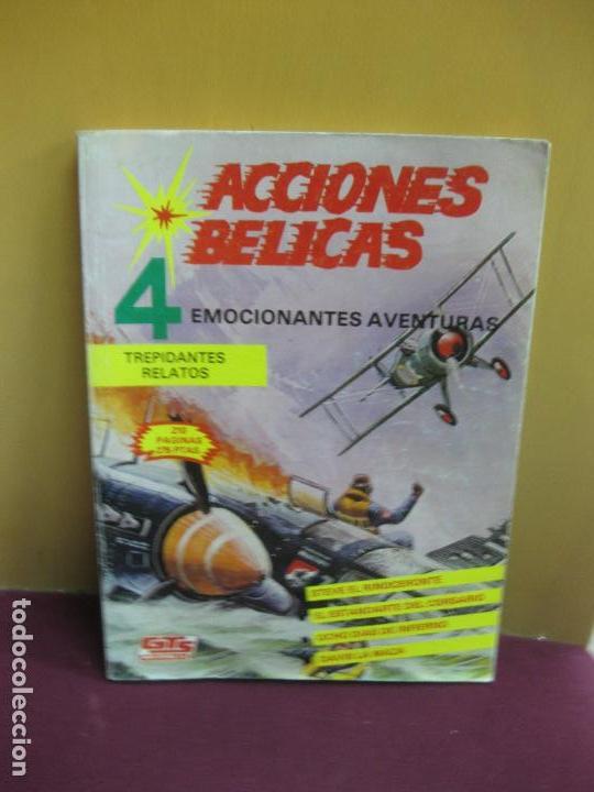C&oacute;mics: ACCIONES BELICAS. RETAPADO 4 RELATOS. VER DESCRIPCION.. 210 PAGINAS. GTS, GRUPO EDITORIAL
