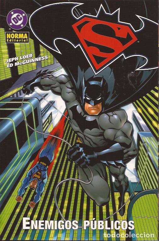 C&oacute;mics: COMIC-SUPERMAN BATMAN ENEMIGOS PUBLICOS DC COMICS NORMA - Foto 1