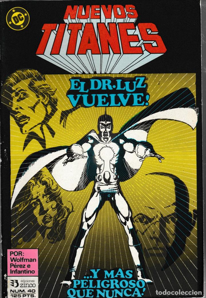 C&oacute;mics: Nuevos Titanes. Zinco 1984. N&ordm; 40 - Foto 1