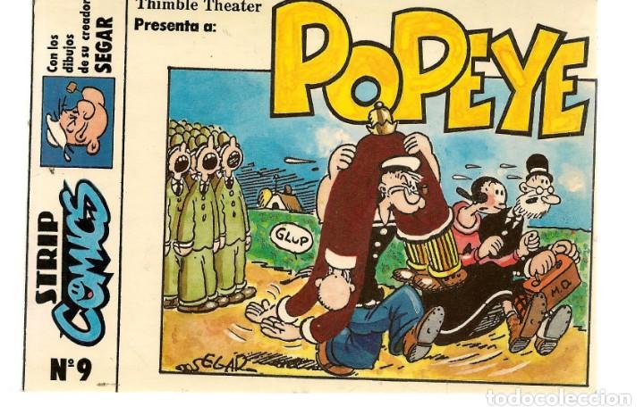 C&oacute;mics: STRIP COMICS. N&ordm; 9. POPEYE. DIBUJOS DE SEGAR. (ST/MG10) - Foto 1