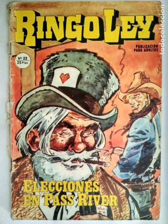 C&oacute;mics: RINGO LEY, N&ordm; 22 - ELECCIONES EN PASS RIVER, EDICIONES ALONSO, 1979 - Foto 1