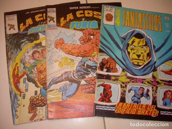 C&oacute;mics: TRES COMICS .......LA COSA Y LOS 4 FANTASTICOS...A&Ntilde;O 1976/9 - Foto 1
