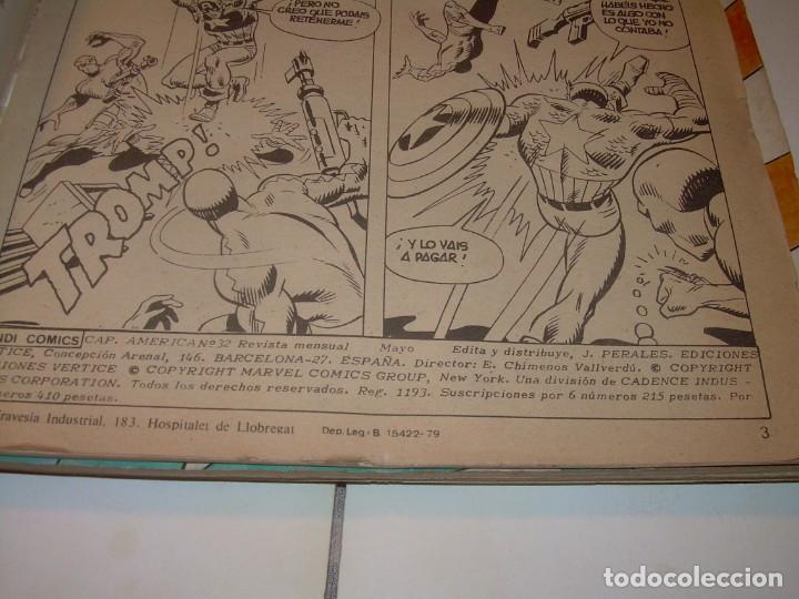 C&oacute;mics: CUATRO COMICS .......CAPITAN AMERICA...A&Ntilde;O 1979 - Foto 7