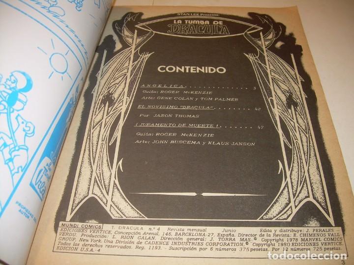 C&oacute;mics: COMIC .......LA TUMBA DE DRACULA...A&Ntilde;O 1980 - Foto 3