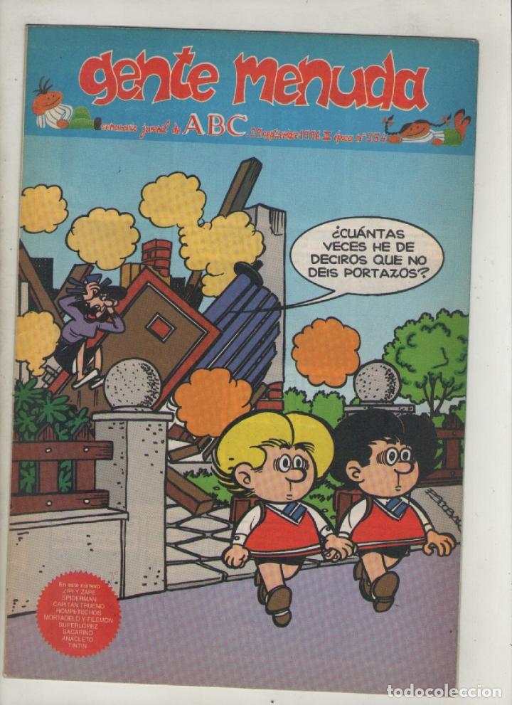 C&oacute;mics: gente menuda.el periodico abc-a&ntilde;o1991-color-formato grapa-n&ordm; 354