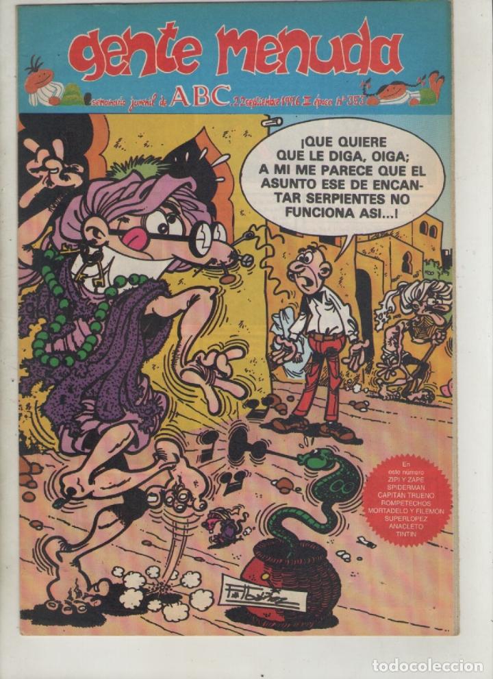 C&oacute;mics: gente menuda.el periodico abc-a&ntilde;o1991-color-formato grapa-n&ordm; 353