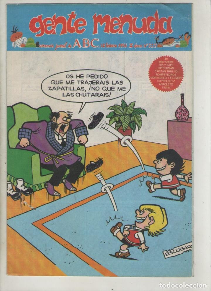 C&oacute;mics: gente menuda.el periodico abc-a&ntilde;o1991-color-formato grapa-n&ordm; 327