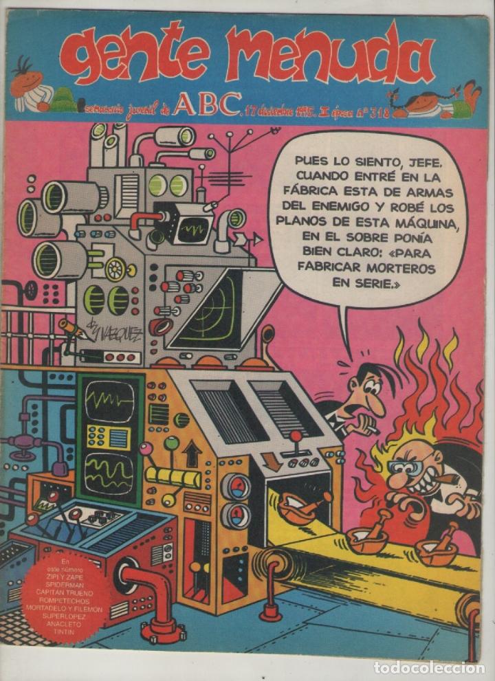C&oacute;mics: gente menuda.el periodico abc-a&ntilde;o1991-color-formato grapa-n&ordm; 318