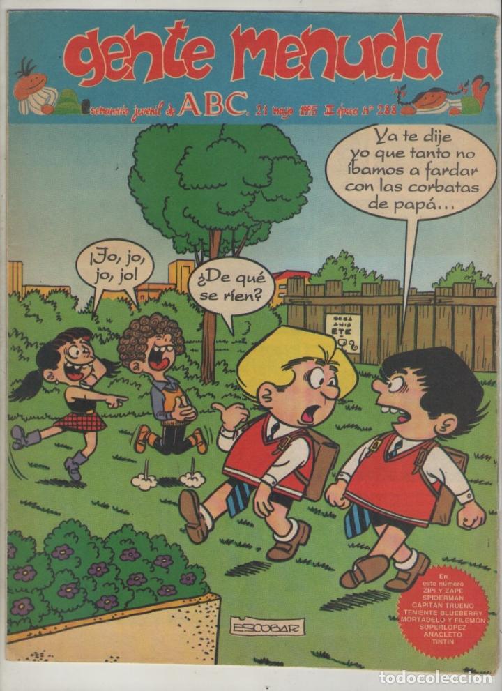 C&oacute;mics: gente menuda.el periodico abc-a&ntilde;o1991-color-formato grapa-n&ordm; 288