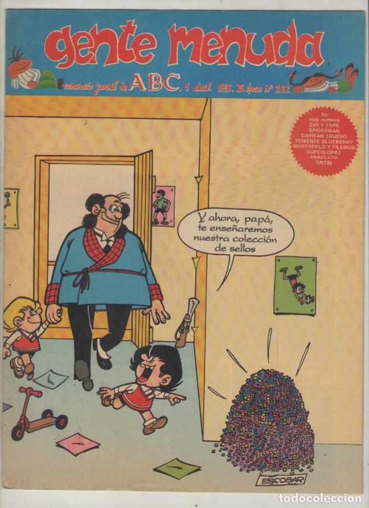 C&oacute;mics: gente menuda.el periodico abc-a&ntilde;o1991-color-formato grapa-n&ordm; 282