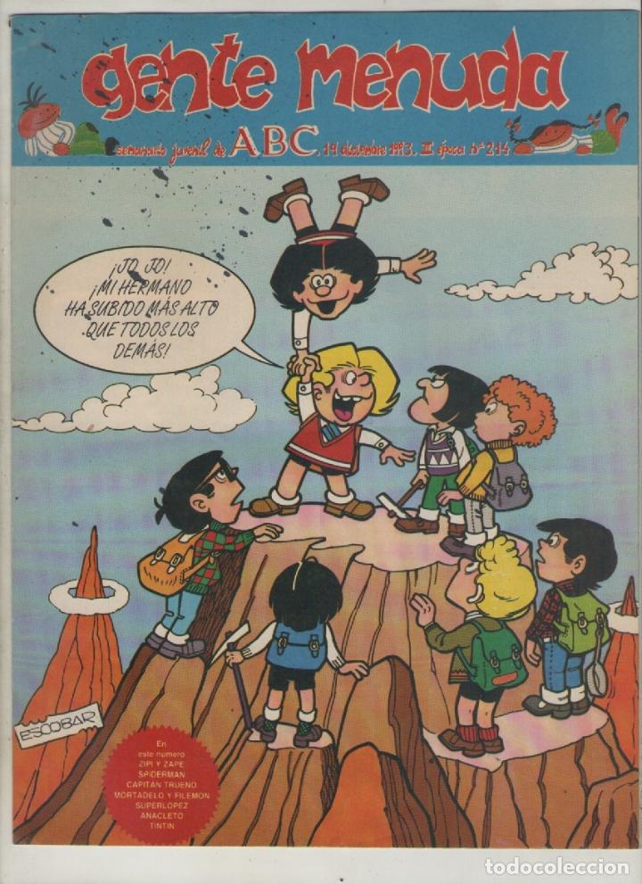 C&oacute;mics: gente menuda.el periodico abc-a&ntilde;o1991-color-formato grapa-n&ordm; 214