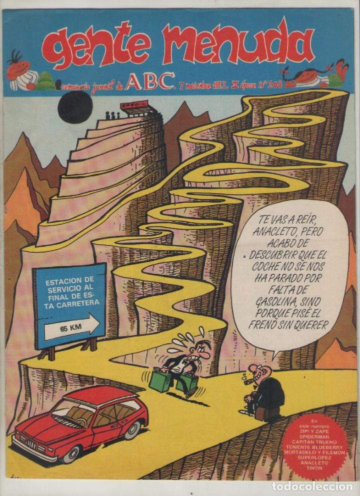 C&oacute;mics: gente menuda.el periodico abc-a&ntilde;o1991-color-formato grapa-n&ordm; 208