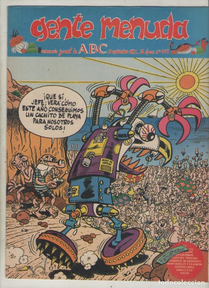 C&oacute;mics: gente menuda.el periodico abc-a&ntilde;o1991-color-formato grapa-n&ordm; 199