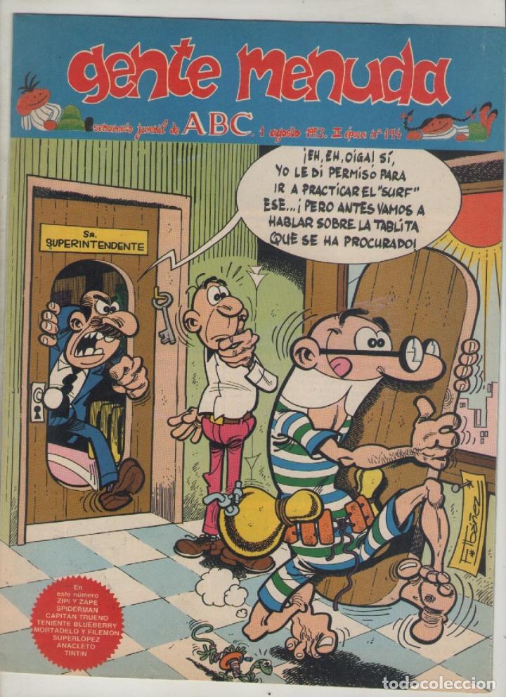 C&oacute;mics: gente menuda.el periodico abc-a&ntilde;o1991-color-formato grapa-n&ordm; 194