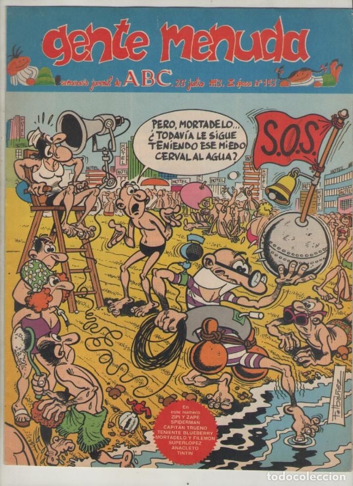 C&oacute;mics: gente menuda.el periodico abc-a&ntilde;o1991-color-formato grapa-n&ordm; 193