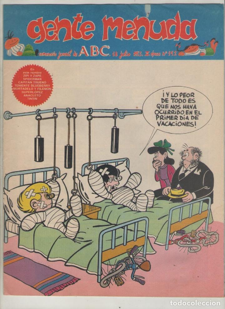 C&oacute;mics: gente menuda.el periodico abc-a&ntilde;o1991-color-formato grapa-n&ordm; 192
