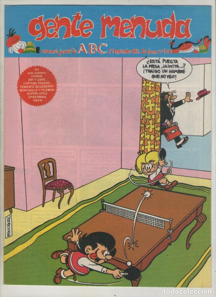 C&oacute;mics: gente menuda.el periodico abc-a&ntilde;o1991-color-formato grapa-n&ordm; 150
