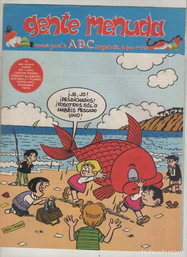 C&oacute;mics: gente menuda.el periodico abc-a&ntilde;o1991-color-formato grapa-n&ordm; 145