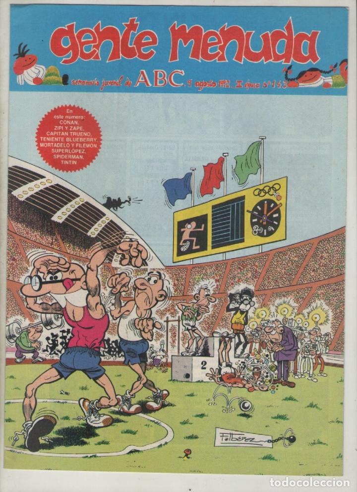 C&oacute;mics: gente menuda.el periodico abc-a&ntilde;o1991-color-formato grapa-n&ordm; 143