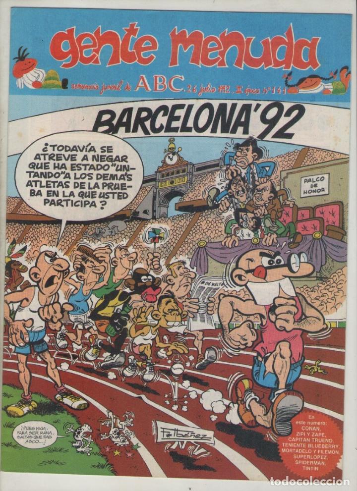 C&oacute;mics: gente menuda.el periodico abc-a&ntilde;o1991-color-formato grapa-n&ordm; 141