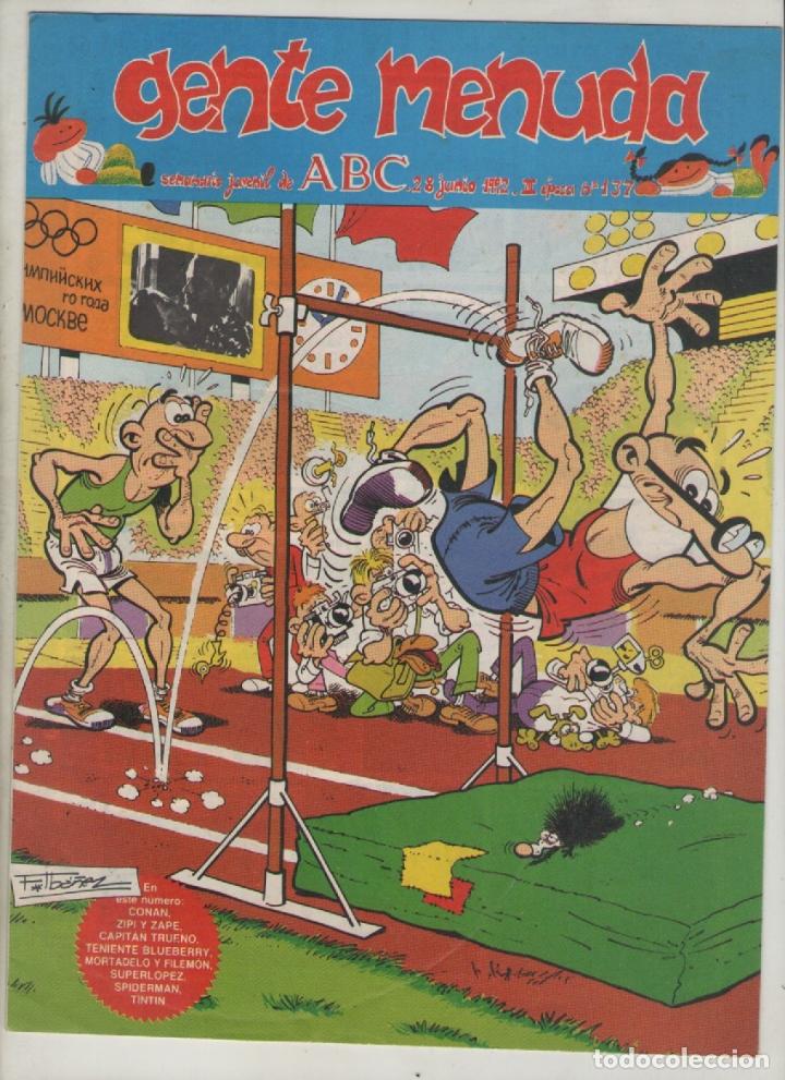C&oacute;mics: gente menuda.el periodico abc-a&ntilde;o1991-color-formato grapa-n&ordm; 137
