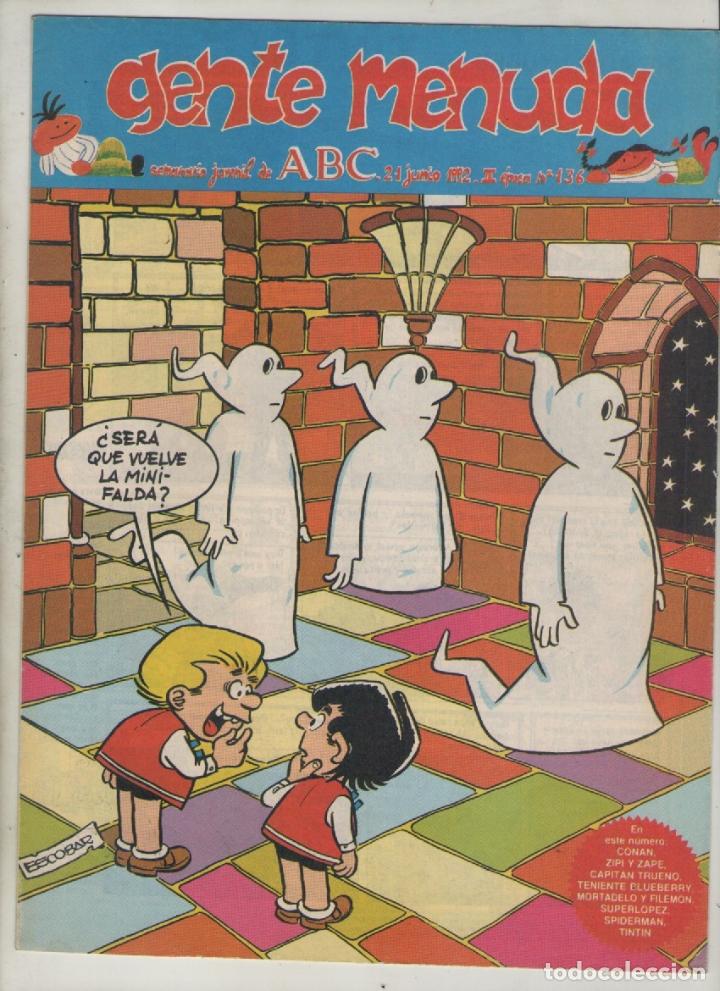 C&oacute;mics: gente menuda.el periodico abc-a&ntilde;o1991-color-formato grapa-n&ordm; 136