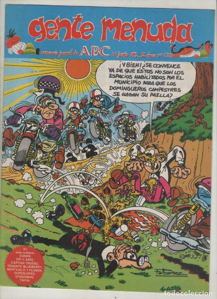 C&oacute;mics: gente menuda.el periodico abc-a&ntilde;o1991-color-formato grapa-n&ordm; 135