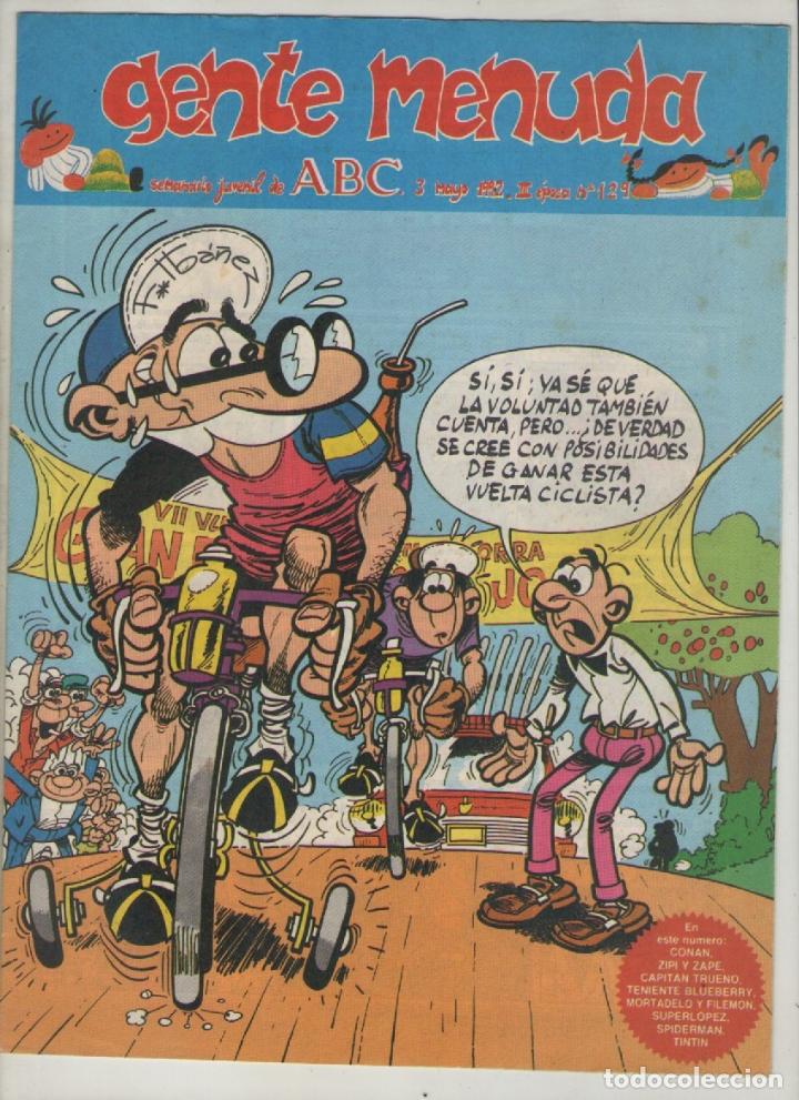 C&oacute;mics: gente menuda.el periodico abc-a&ntilde;o1991-color-formato grapa-n&ordm; 129