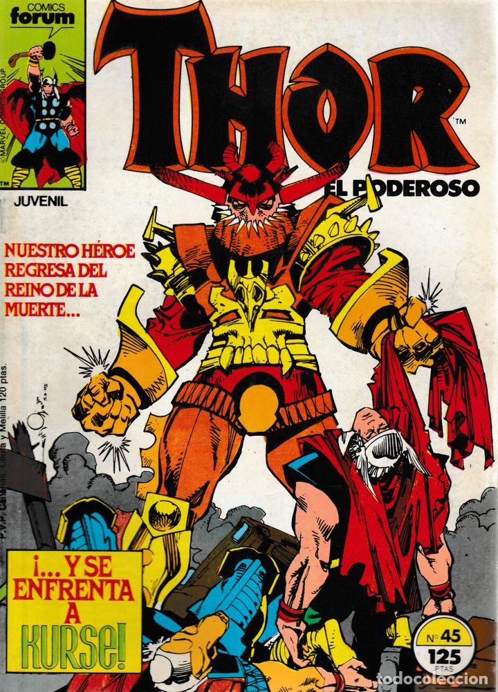 C&oacute;mics: Thor El Poderoso. Forum 1983. N&ordm; 45 - Foto 1