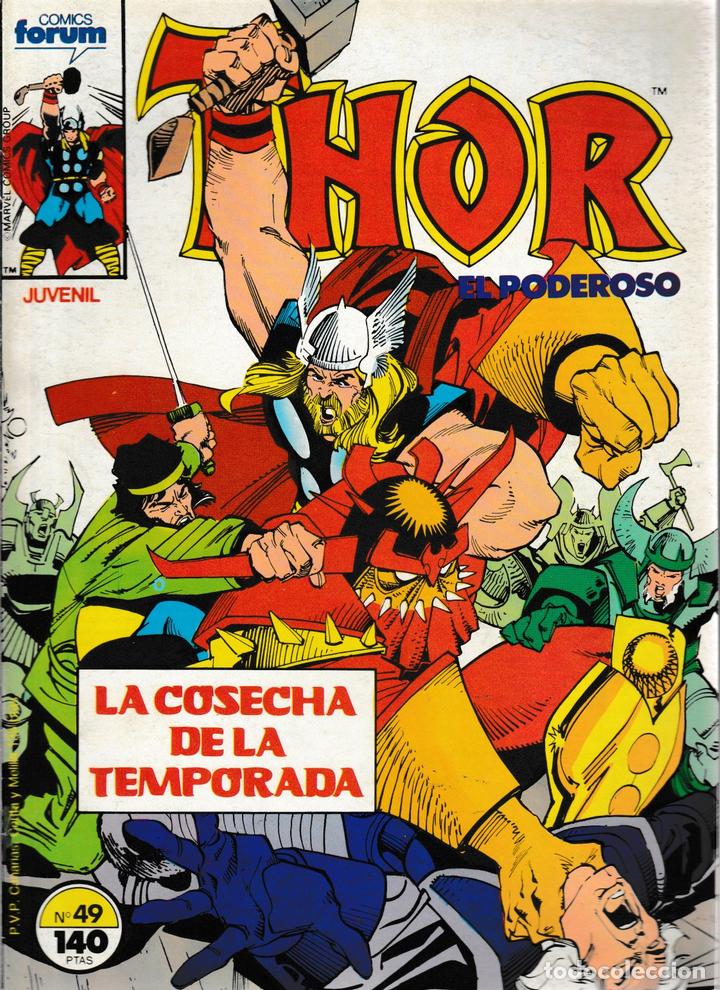 C&oacute;mics: Thor El Poderoso. Forum 1983. N&ordm; 49 (&Uacute;ltimo de la colecci&oacute;n) - Foto 1