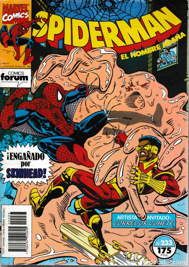 C&oacute;mics: Spiderman. Forum 1983. N&ordm; 233 Invitado: Corredor Cohete - Foto 1