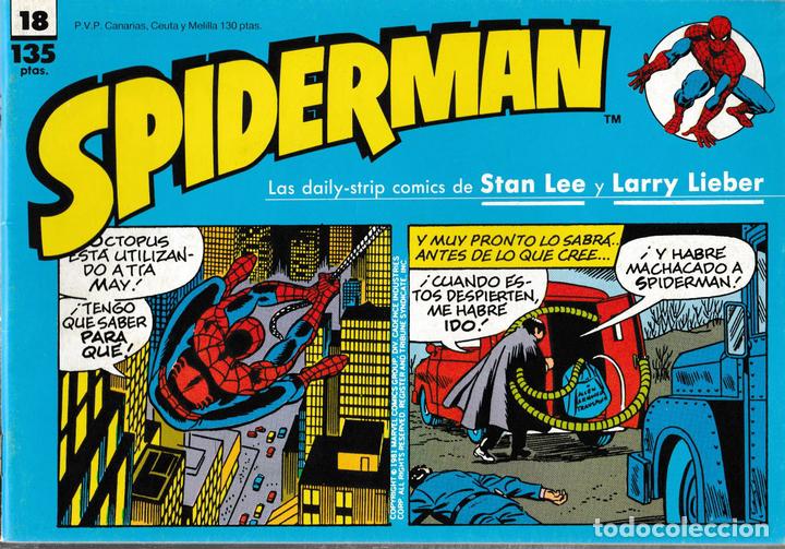 C&oacute;mics: Spiderman. Forum 1989. Las daily-strip comics. N&ordm; 18 - Foto 1