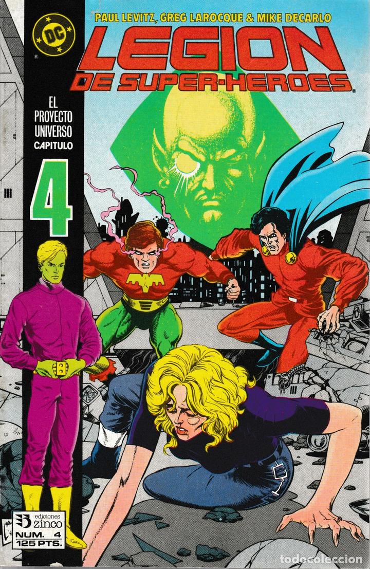C&oacute;mics: Legi&oacute;n de S&uacute;per-H&eacute;roes. Zinco 1987. N&ordm; 4 - Foto 1