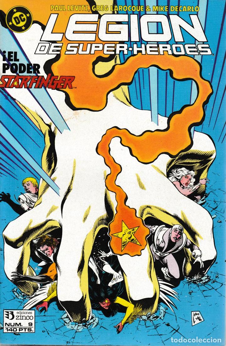 C&oacute;mics: Legi&oacute;n de S&uacute;per-H&eacute;roes. Zinco 1987. N&ordm; 9 - Foto 1