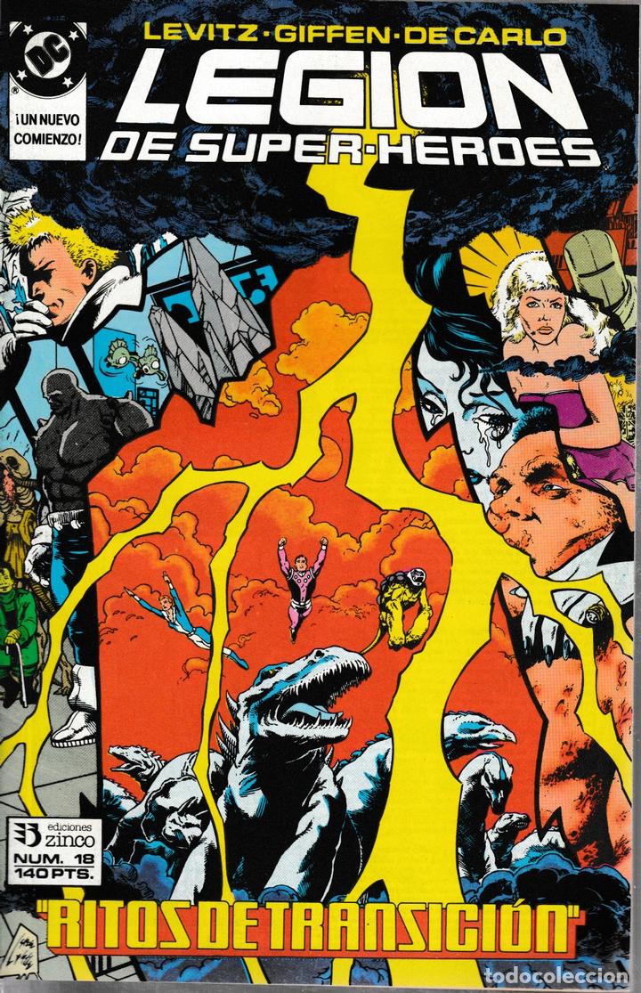 C&oacute;mics: Legi&oacute;n de S&uacute;per-H&eacute;roes. Zinco 1987. N&ordm; 18 - Foto 1