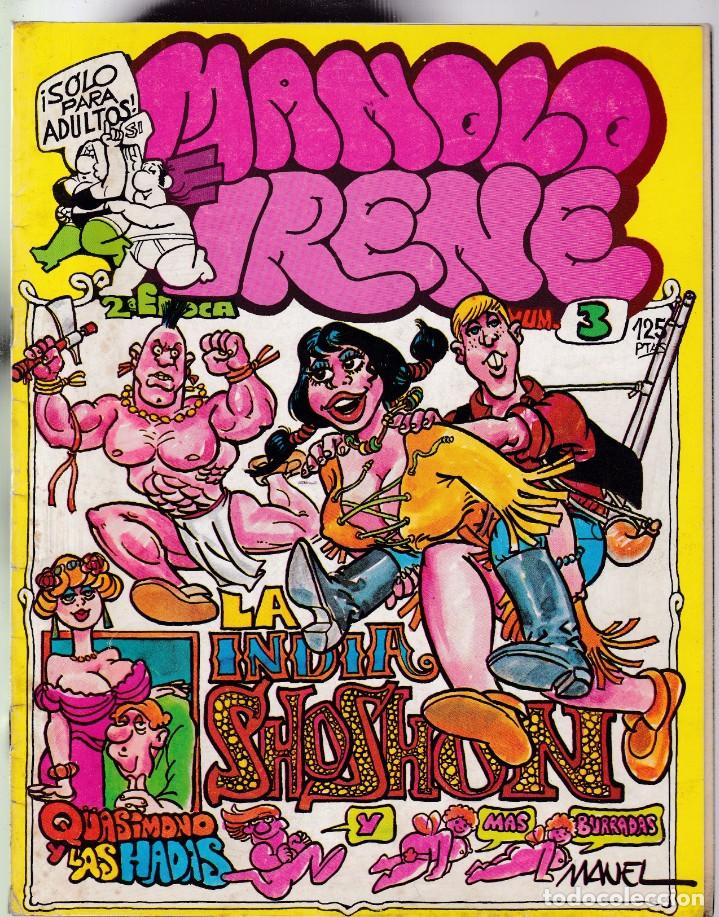 C&oacute;mics: MANOLO E IRENE - N&ordm; 3 / 2&ordf; EPOCA - 125 PTS. - 1982 - Foto 1