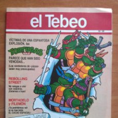 Cómics: EL TEBEO : MORTADELO Y FILEMÓN - TORTUGAS NINJA / Nº 20. Lote 131596354