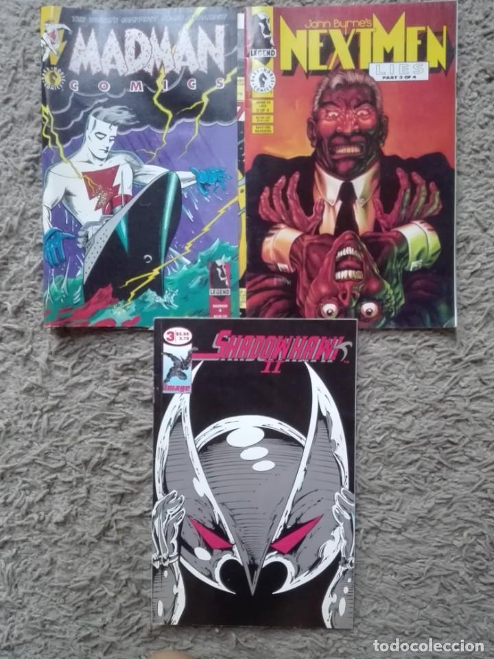 C&oacute;mics: 3 COMICS DE MADMAN, NEXTMEN Y SHDOWHAWI - Foto 1