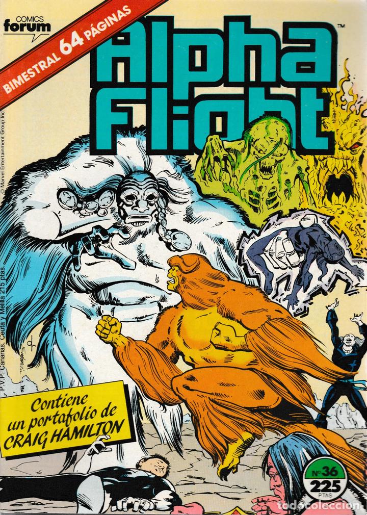 C&oacute;mics: Alpha Flight. Forum 1985. N&ordm; 36